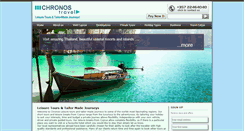 Desktop Screenshot of chronostravel.com